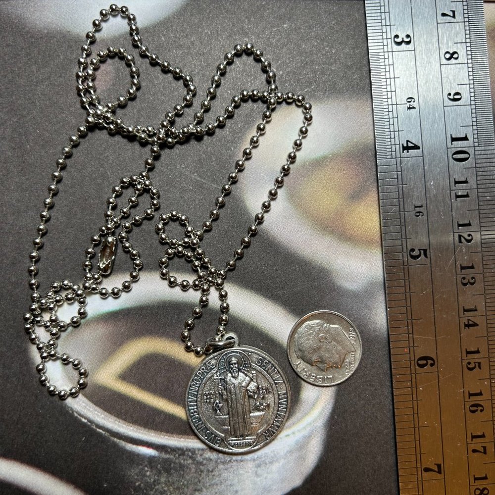 Saint Benedict Italy Religious Necklace